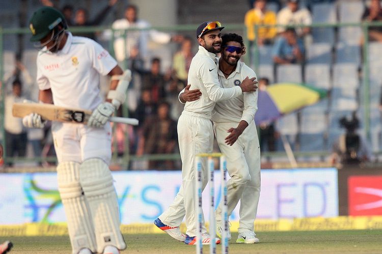 Ravindra Jadeja and Virat Kohli