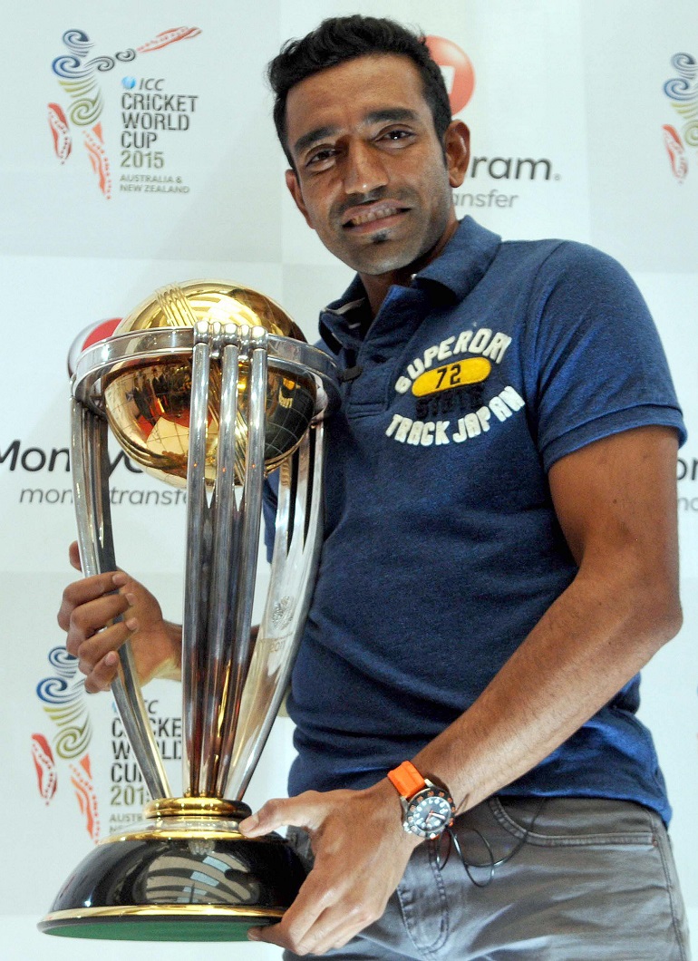 World Cup 2015 Trophy in India