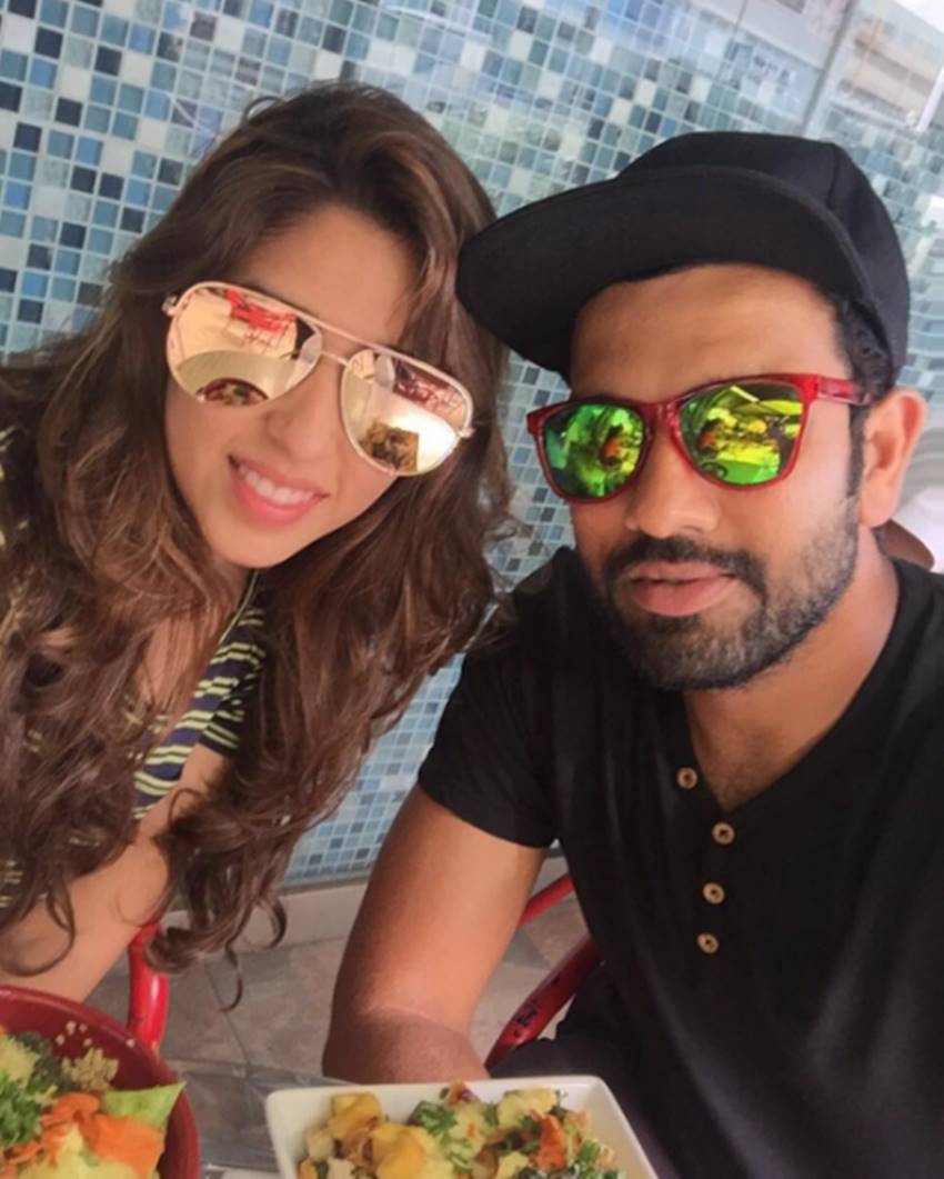 Rohit Sharma and Ritika Image