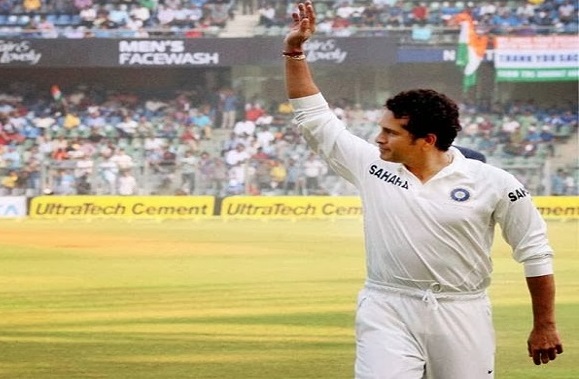 Sachin last test in his carrer 2013 in mumbai Image