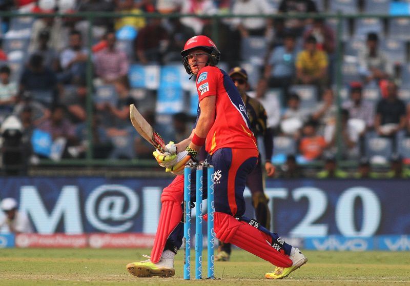 Hd Image for Cricket Delhi Daredevils batsman Sam Billings in action in Hindi
