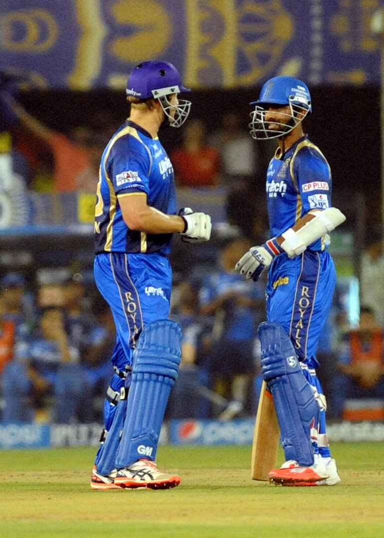 Shane Watson and Ajinkya Rahane  in Tamil