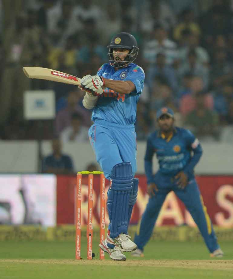 Indian batsman Shikhar Dhawan in Tamil