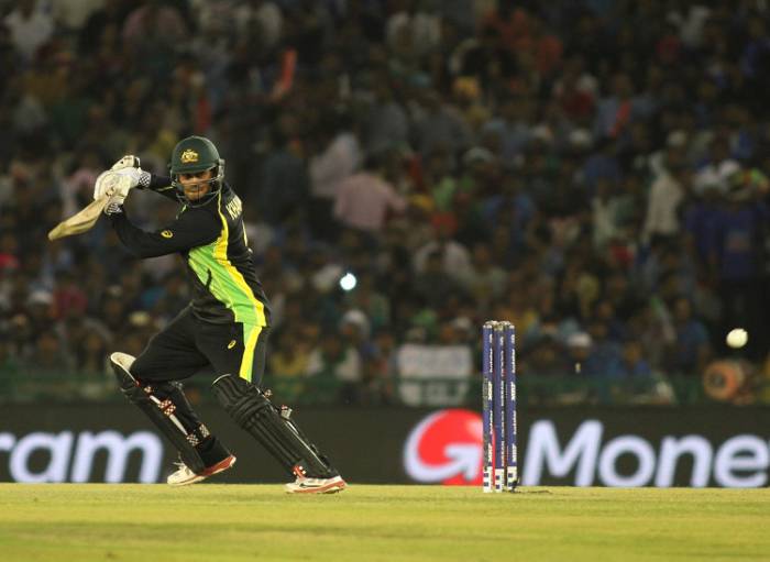 Usman Khawaja of Australia in action against India in Tamil