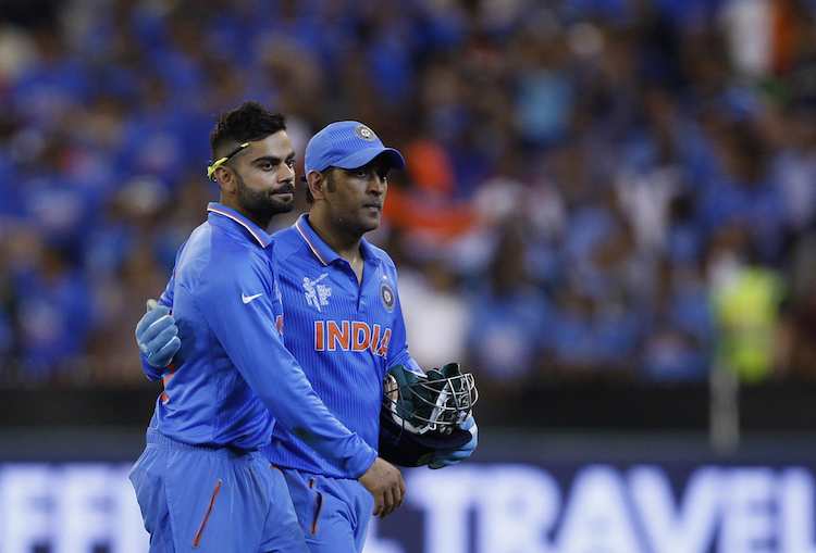 Virat Kohli and M S Dhoni