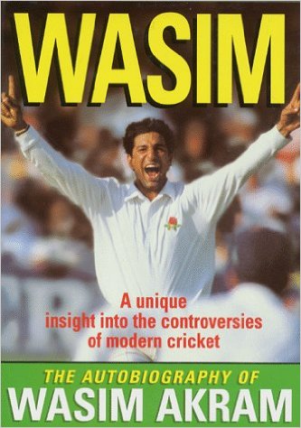 Hd Image for Cricket Wasim Akram autobiography in Hindi