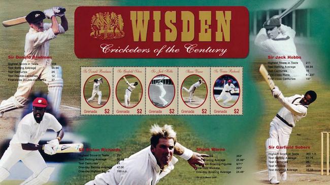 Wisden Cricketers of the Century Stamp