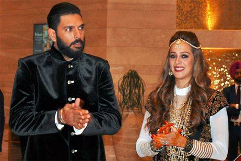 Hd Image for Cricket Yuvraj Singh and Hazel Keech in Hindi