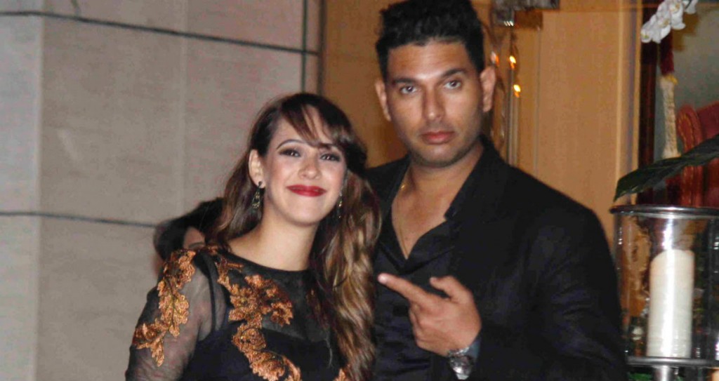 Yuvraj Singh and Hazel Image