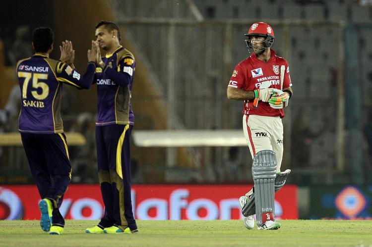 Hd Image for Cricket Glenn Maxwell of Kings XI Punjab after getting dismissed  in Hindi