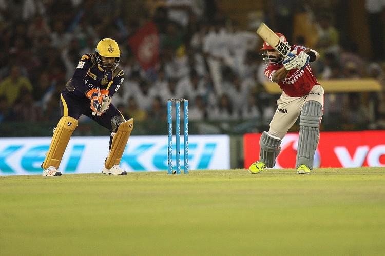 Hd Image for Cricket Kings XI Punjab batsman Murali Vijay in action in Hindi