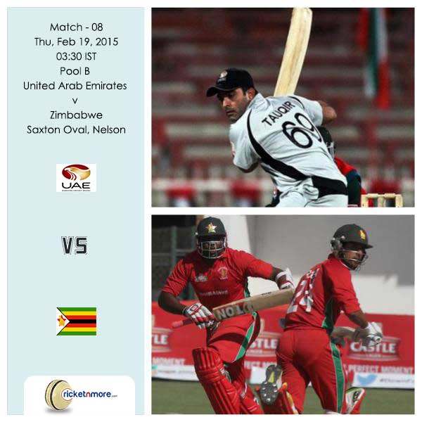 United Arab Emirates v Zimbabwe at Nelson in Tamil