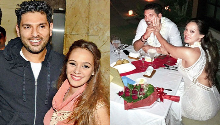 uvraj Singh and Hazel Keech marriage Image